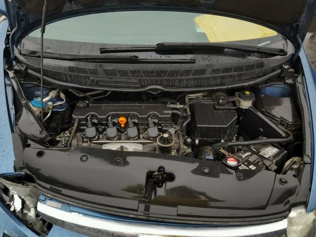 1HGFA16867L085348 - 2007 HONDA CIVIC EX ლურჯი ფოტო 7