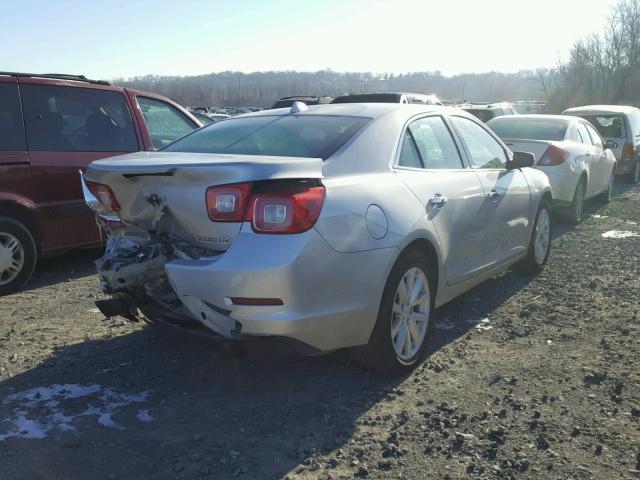 1G11H5SA2DF254689 - 2013 CHEVROLET MALIBU LTZ SILVER photo 4