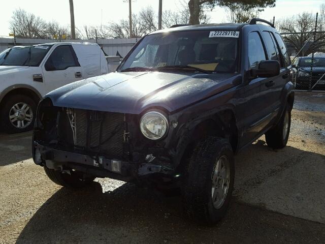 1J4GL58K82W156645 - 2002 JEEP LIBERTY LI BLUE photo 2