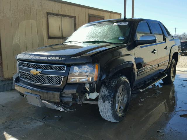 3GNEC12027G318358 - 2007 CHEVROLET AVALANCHE BLACK photo 2