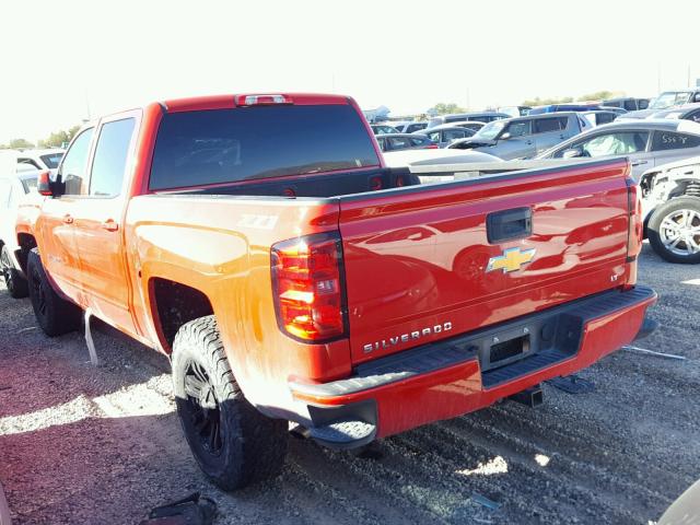 3GCUKREC5GG302148 - 2016 CHEVROLET SILVERADO RED photo 3