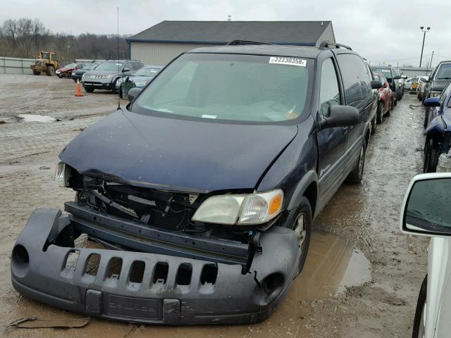 1GMDX03E94D218484 - 2004 PONTIAC MONTANA BLUE photo 2