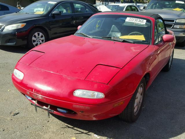 JM1NA3517N0329596 - 1992 MAZDA MX-5 MIATA RED photo 2