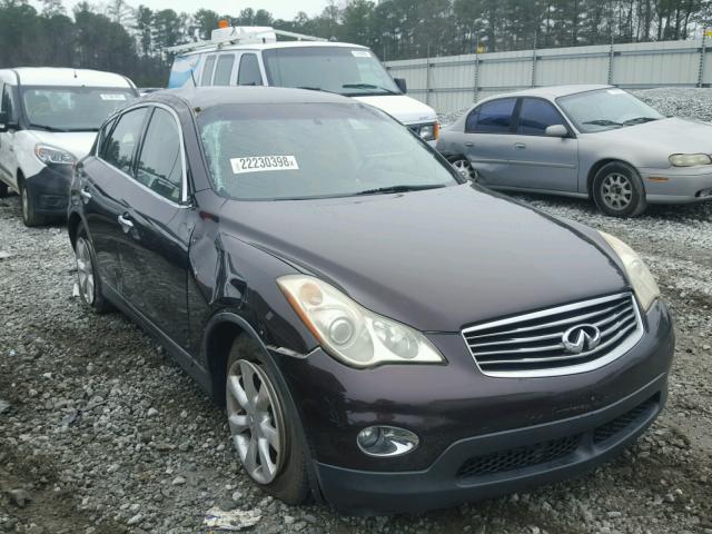 JN1AJ0HP1AM701419 - 2010 INFINITI EX35 BASE BURGUNDY photo 1