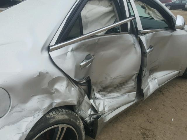 1G6DM577880107687 - 2008 CADILLAC CTS SILVER photo 9