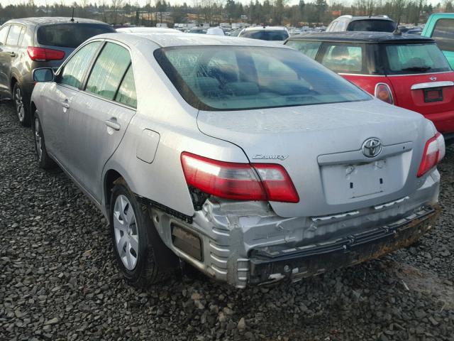 4T1BE46K87U610706 - 2007 TOYOTA CAMRY NEW SILVER photo 3