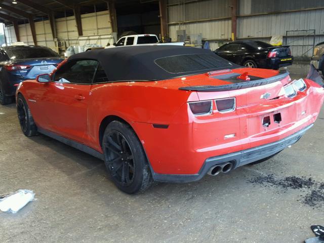 2G1FL3DP1D9800952 - 2013 CHEVROLET CAMARO ZL1 红色 照片 3