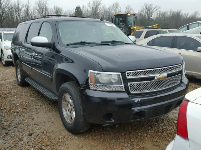 3GNFC16048G222618 - 2008 CHEVROLET SUBURBAN C BLACK photo 1