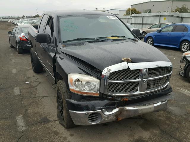 1D7HA18246S572591 - 2006 DODGE RAM 1500 S BLACK photo 1