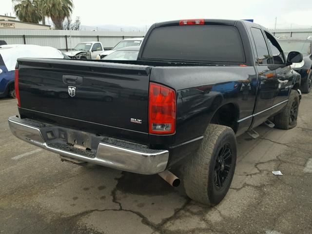 1D7HA18246S572591 - 2006 DODGE RAM 1500 S BLACK photo 4