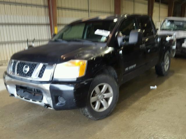 1N6BA07D78N313153 - 2008 NISSAN TITAN XE BLACK photo 2