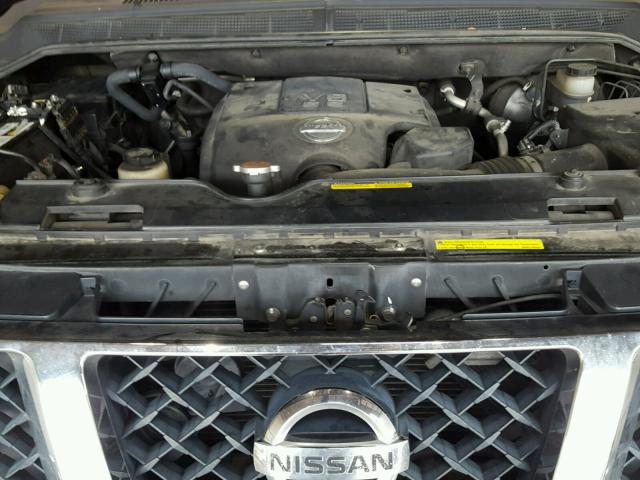 1N6BA07D78N313153 - 2008 NISSAN TITAN XE BLACK photo 7