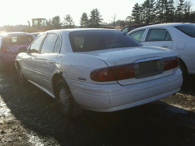 1G4HP54K514166964 - 2001 BUICK LESABRE CU WHITE photo 3