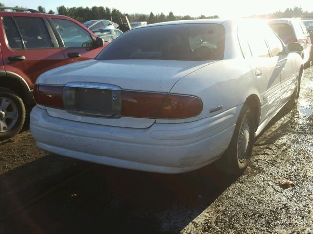 1G4HP54K514166964 - 2001 BUICK LESABRE CU WHITE photo 4