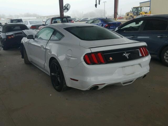 1FA6P8AM6G5257947 - 2016 FORD MUSTANG WHITE photo 3