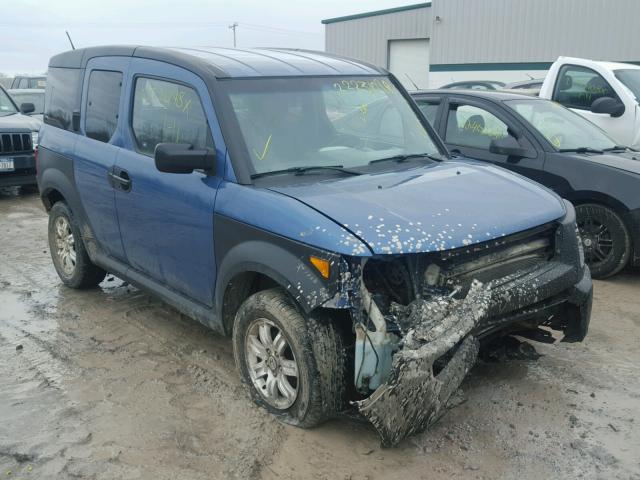 5J6YH28676L028251 - 2006 HONDA ELEMENT EX BLUE photo 1