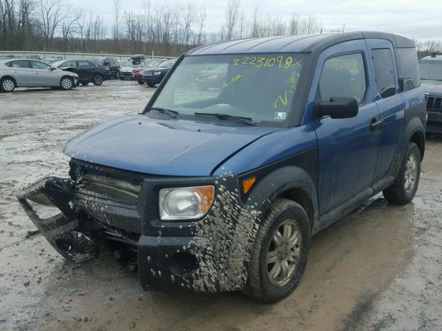 5J6YH28676L028251 - 2006 HONDA ELEMENT EX BLUE photo 2