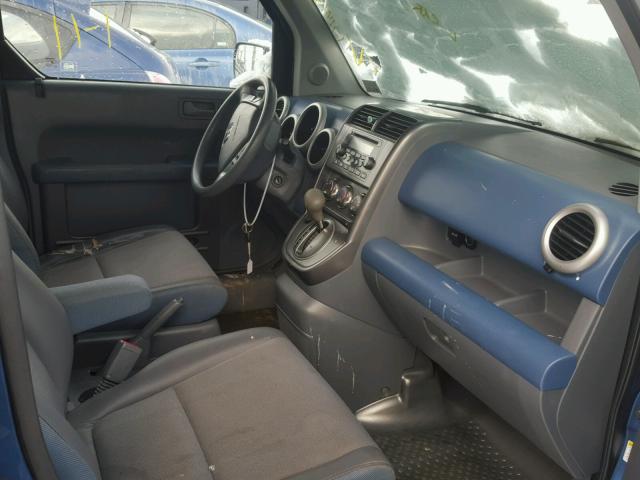 5J6YH28676L028251 - 2006 HONDA ELEMENT EX BLUE photo 5