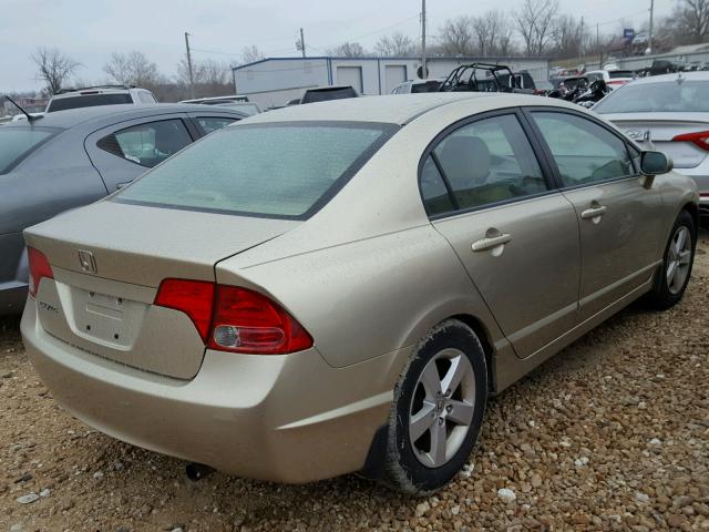 1HGFA16998L106087 - 2008 HONDA CIVIC EXL GOLD photo 4