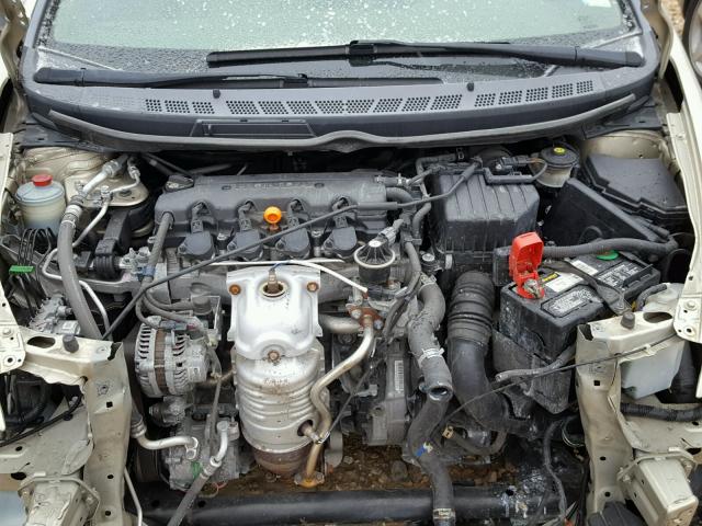 1HGFA16998L106087 - 2008 HONDA CIVIC EXL GOLD photo 7