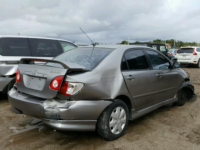 1NXBR32EX4Z263499 - 2004 TOYOTA COROLLA CE GRAY photo 4