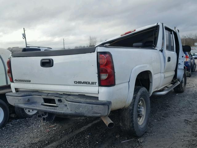 1GCHK23U15F851235 - 2005 CHEVROLET SILVERADO WHITE photo 4