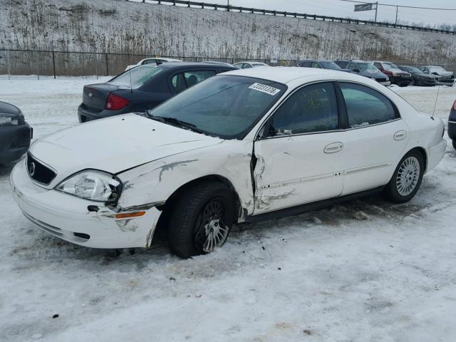 1MEFM50U82A622128 - 2002 MERCURY SABLE GS WHITE photo 2