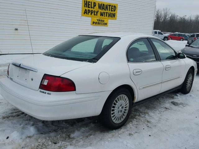 1MEFM50U82A622128 - 2002 MERCURY SABLE GS WHITE photo 4