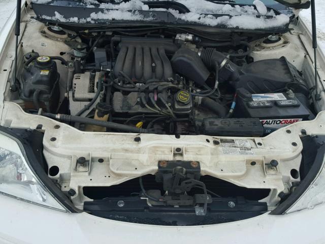 1MEFM50U82A622128 - 2002 MERCURY SABLE GS WHITE photo 7