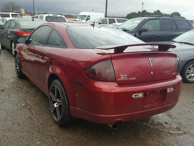 1G2AN18B087165880 - 2008 PONTIAC G5 GT MAROON photo 3