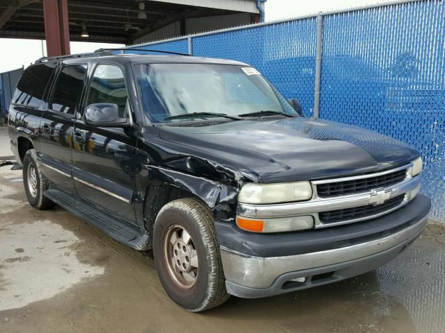 3GNEC16T41G222436 - 2001 CHEVROLET SUBURBAN C BLACK photo 1