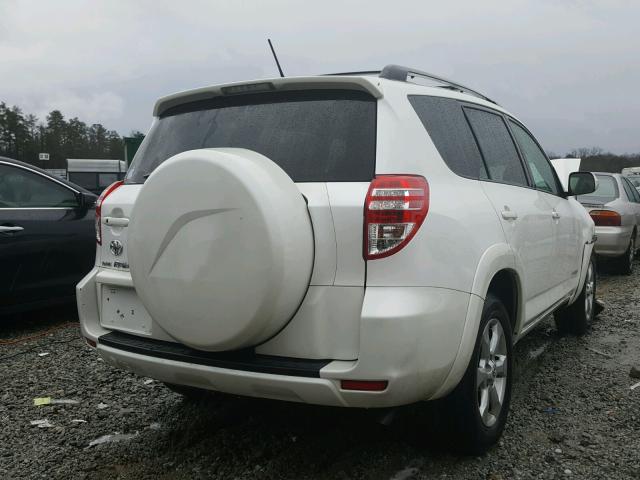 2T3YF4DV1AW024125 - 2010 TOYOTA RAV4 LIMIT WHITE photo 4