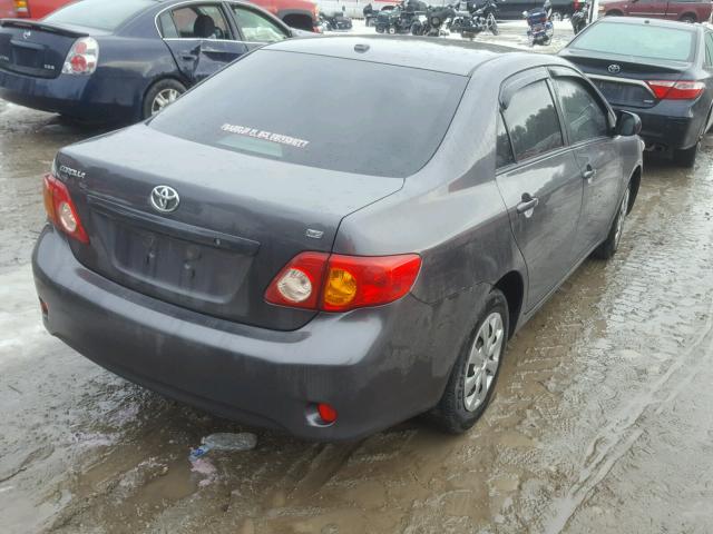 JTDBL40E19J035916 - 2009 TOYOTA COROLLA BA GRAY photo 4