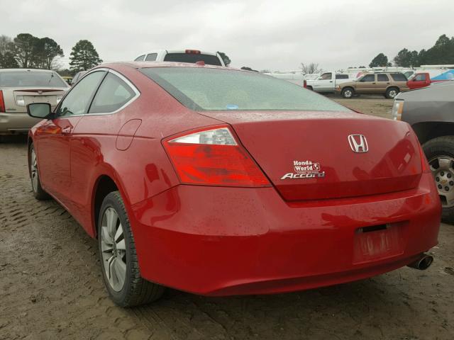 1HGCS12899A007683 - 2009 HONDA ACCORD EXL RED photo 3