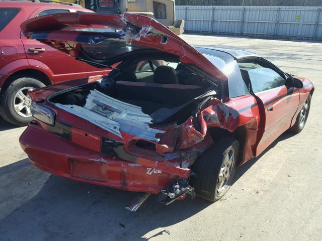 2G1FP22P2R2141734 - 1994 CHEVROLET CAMARO Z28 RED photo 4