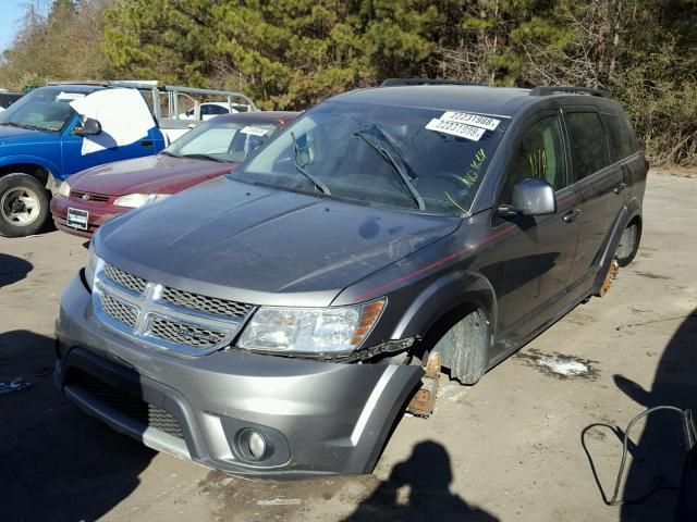 3C4PDCBG4CT208078 - 2012 DODGE JOURNEY SX CHARCOAL photo 2