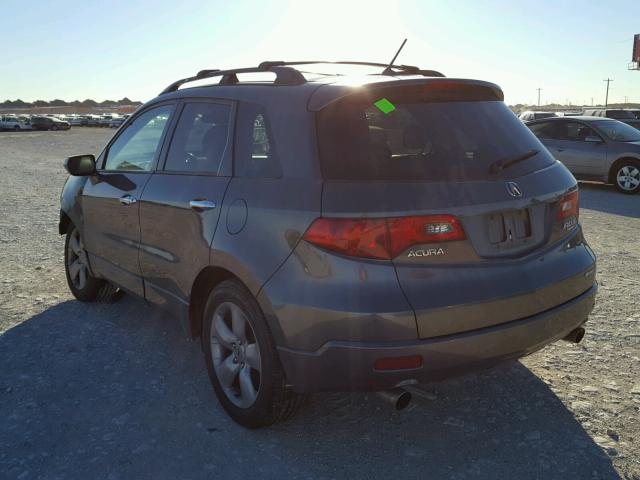 5J8TB18558A001035 - 2008 ACURA RDX TECHNO CHARCOAL photo 3