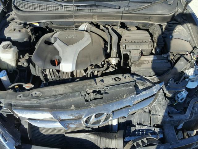 5NPEC4ABXCH417170 - 2012 HYUNDAI SONATA SE CHARCOAL photo 7