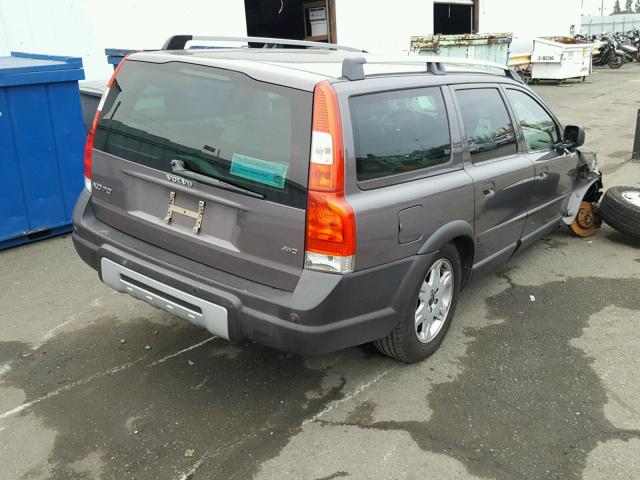 YV4SZ592561243755 - 2006 VOLVO XC70 CHARCOAL photo 4