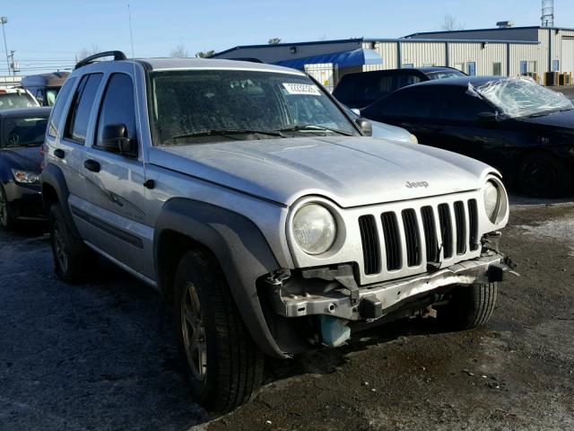 1J4GL48KX3W537568 - 2003 JEEP LIBERTY SP SILVER photo 1