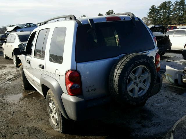 1J4GL48KX3W537568 - 2003 JEEP LIBERTY SP SILVER photo 3