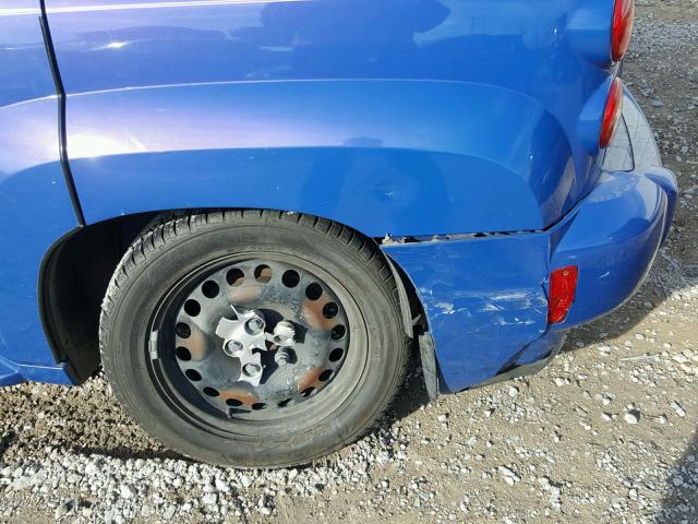 3GNDA13D98S611983 - 2008 CHEVROLET HHR LS BLUE photo 9