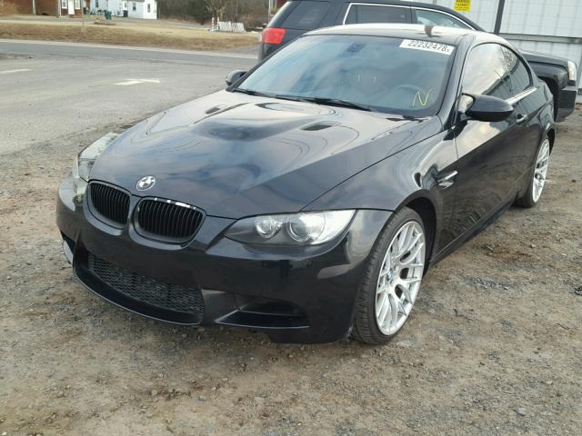 WBSKG9C51BE367570 - 2011 BMW M3 BLACK photo 2