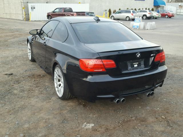 WBSKG9C51BE367570 - 2011 BMW M3 BLACK photo 3