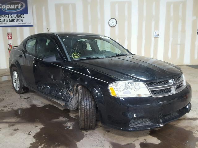 1C3CDZAG5DN508964 - 2013 DODGE AVENGER SE BLACK photo 1