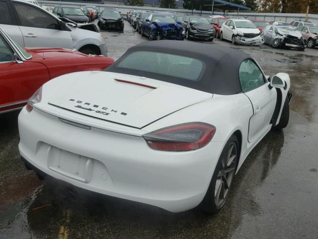 WP0CB2A82FS140409 - 2015 PORSCHE BOXSTER S WHITE photo 4