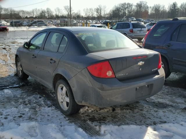 1G1AT58H097290076 - 2009 CHEVROLET COBALT LT BLACK photo 3