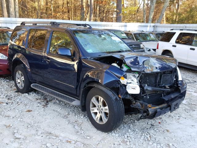 5N1AR18B09C613457 - 2009 NISSAN PATHFINDER BLUE photo 1