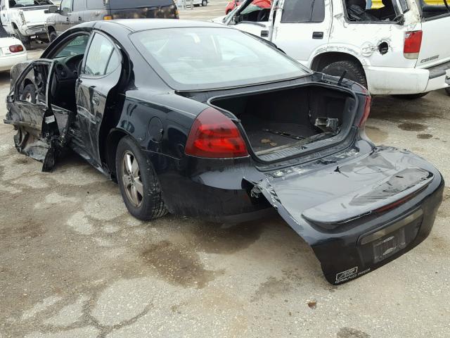 2G2WP522851243721 - 2005 PONTIAC GRAND PRIX BLACK photo 3