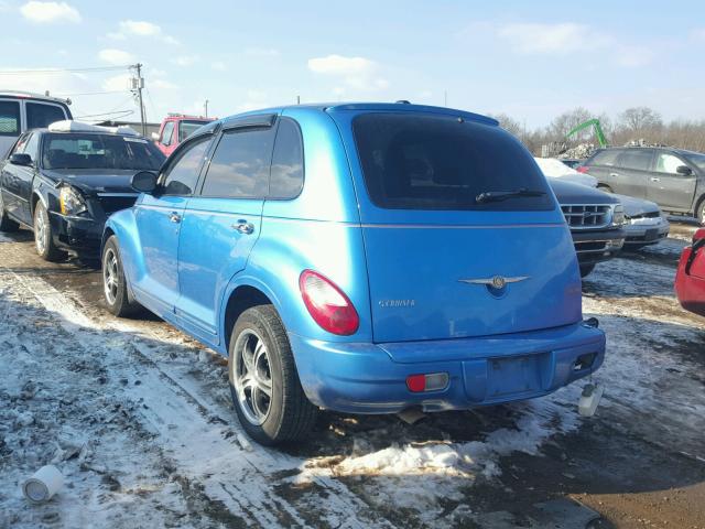 3A8FY58B68T186849 - 2008 CHRYSLER PT CRUISER BLUE photo 3